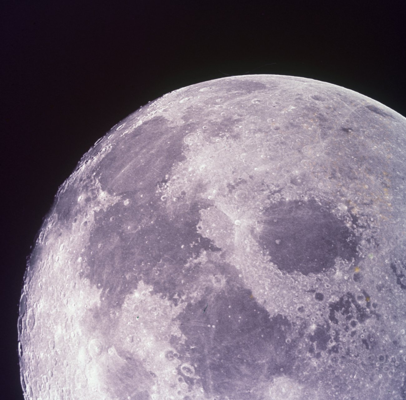 126 Apollo Moon landing- Moon Portrait -s